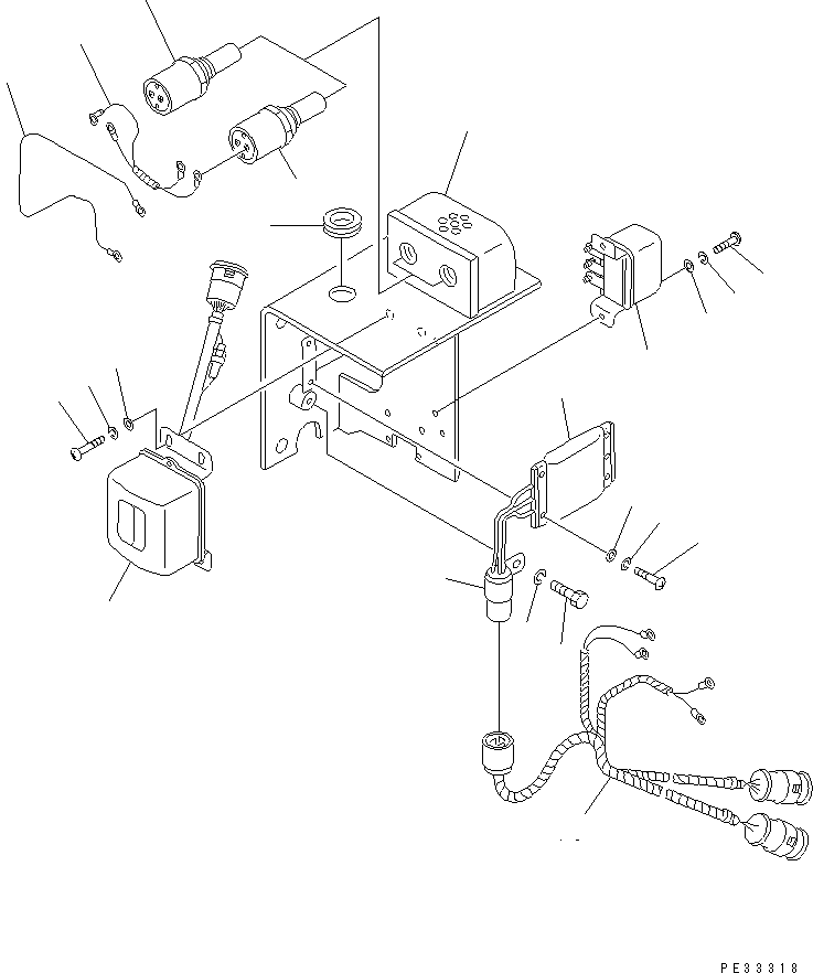 Engines Komatsu / SA6D170-B-1F-SP S/N 11763-UP(sa6d17fr) / AUTO PRIMMING SYSTEM CONTROLLER(120140 : 0485)