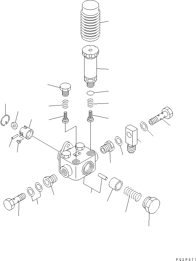 Komatsu parts book diagram for SA6D170-A-1Q-H S/N 13144-UP: FUEL INJECTION PUMP (FEED PUMP) (EXTREME COLD TERRAIN SPEC.)(#15320-)