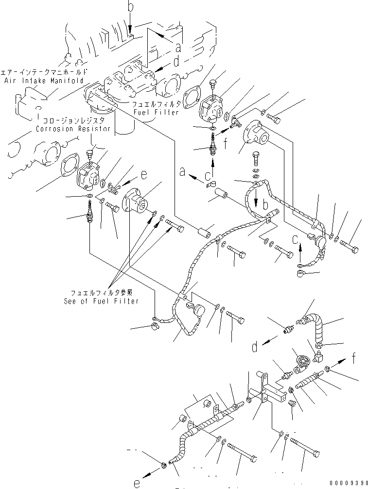 Komatsu parts book diagram for SA6D170-B-1F-7 S/N 10001-UP: AUTO PRIMING SYSTEM(#15701-)