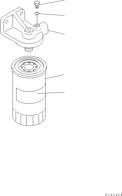 Engines Komatsu / SA6D95L-1C S/N 35398-UP(sa6d952c) / ADDITIONAL FUEL FILTER(#55690-)(120060 : 0417)