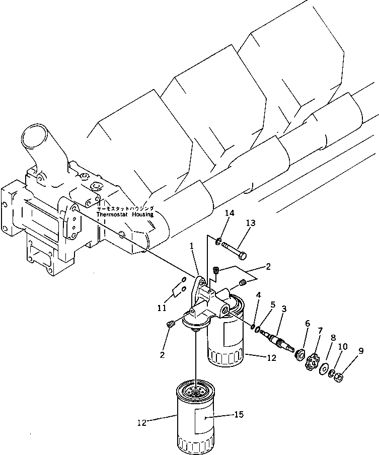 Engines Komatsu / SA8V170-1A S/N 10001-UP(sa8v170r) / CORROSION RESISTOR(150030 : 0521)
