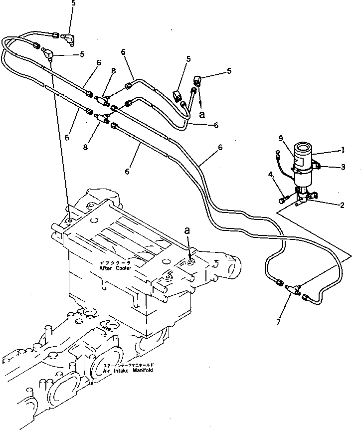 Komatsu parts book diagram for SA8V170-1B S/N 10007-UP: QUICK START
