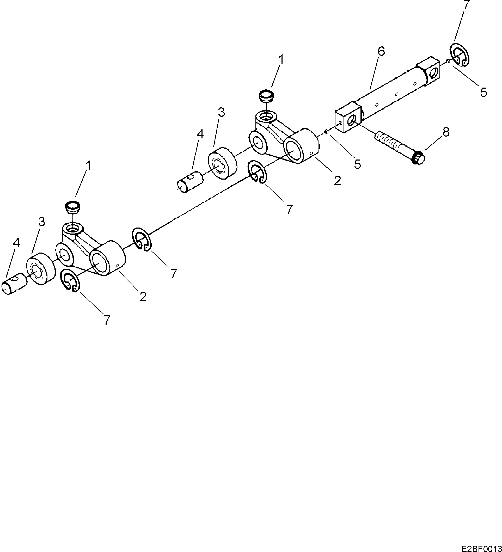 Engines Komatsu / SAA12V140Z-E2-80 S/N 37209742-UP(saa12v1c) / CAM FOLLOWER(030240 : A2206-A7A1)
