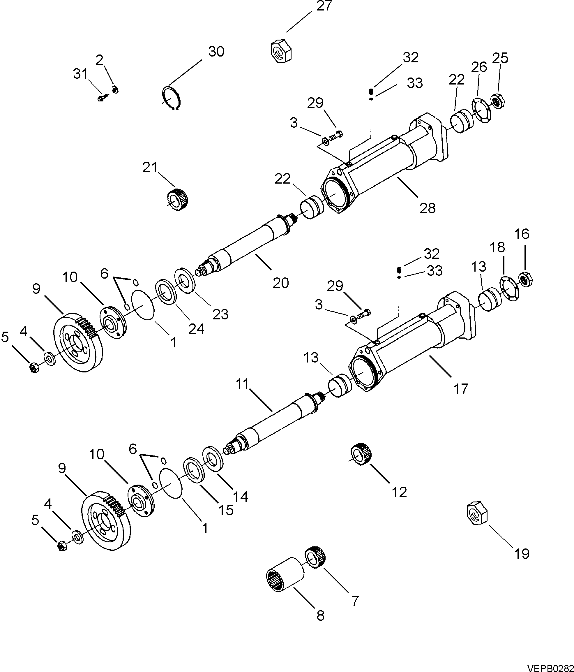 Engines Komatsu / SAA12V140Z-E2-80 S/N 37209742-UP(saa12v1c) / FUEL PUMP DRIVE(030380 : A4218-A7A2)