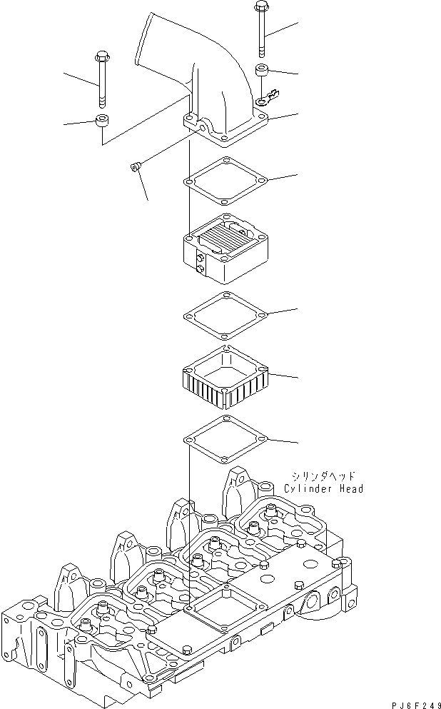 Komatsu parts book diagram for SAA4D102E-2E-4 S/N 26274903-UP: AIR CONNECTOR(#26304081-)