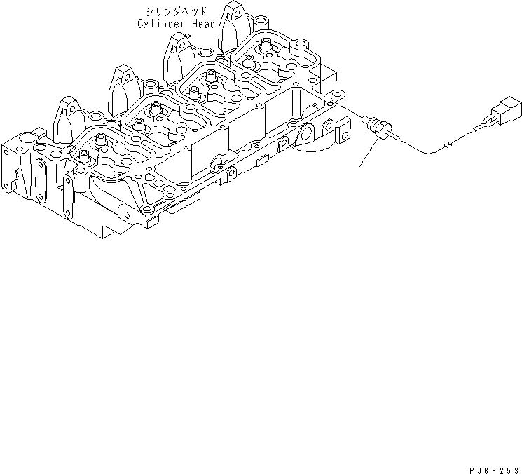 Komatsu parts book diagram for SAA4D102E-2E-4 S/N 26274903-UP: WATER TEMPERATURE SENSOR(#26304081-)
