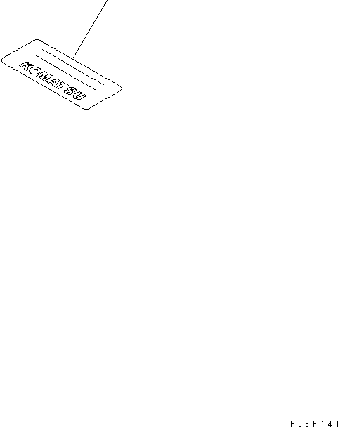 Komatsu parts book diagram for SAA4D102E-2G-4 S/N 26274903-UP: CAUTION PLATE(#26300902-)