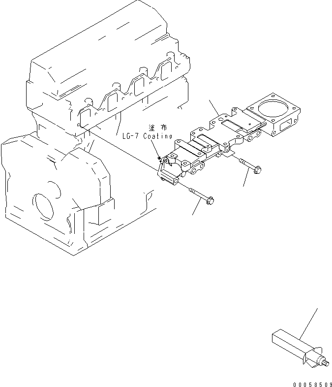 Komatsu parts book diagram for SAA4D95LE-5A S/N 500001-UP: AIR INTAKE