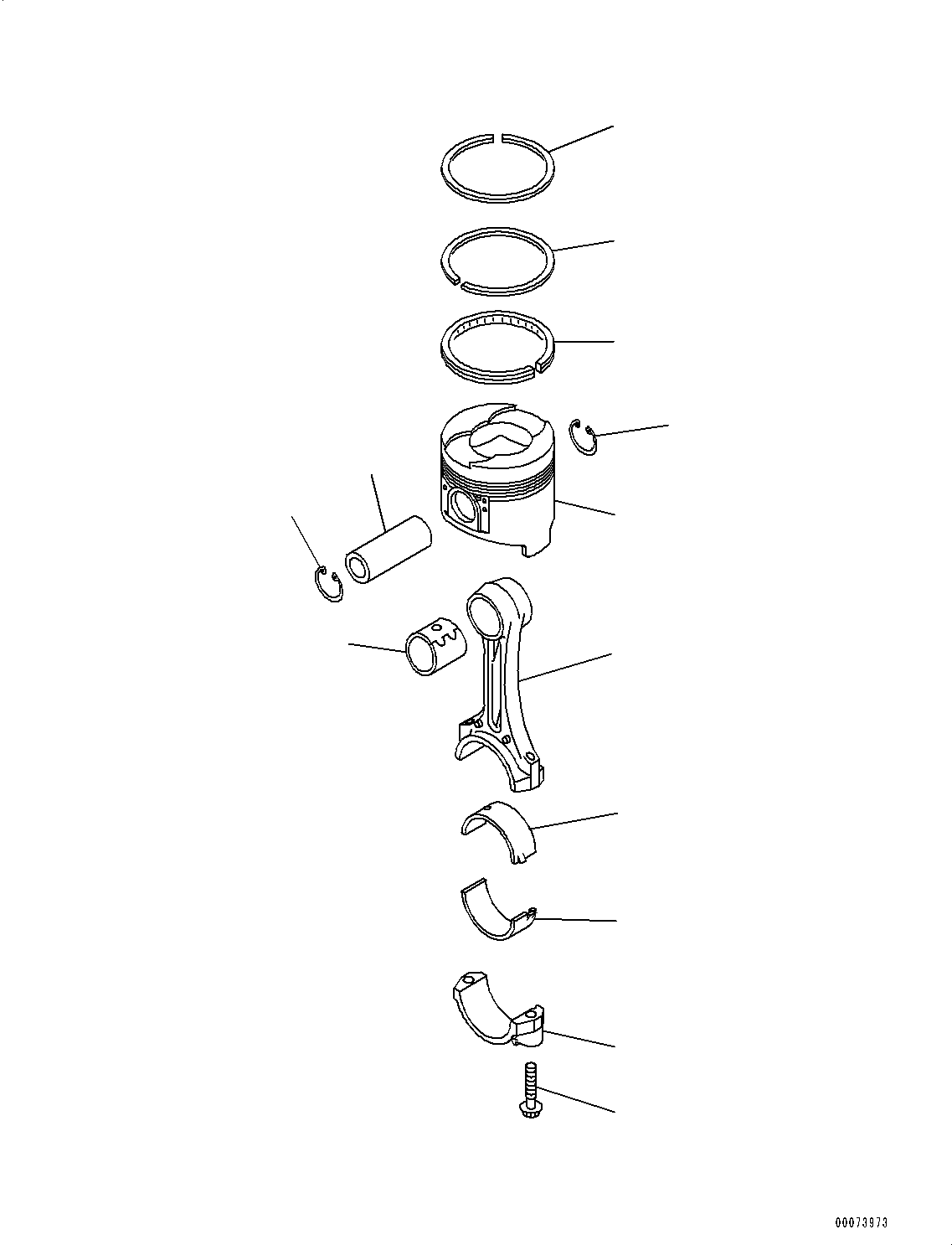 Engines Komatsu / SAA4D95LE_5A S/N 500001-UP(saa4d91u) / PISTON (#502022-)(001037 : A235P-01A1A)