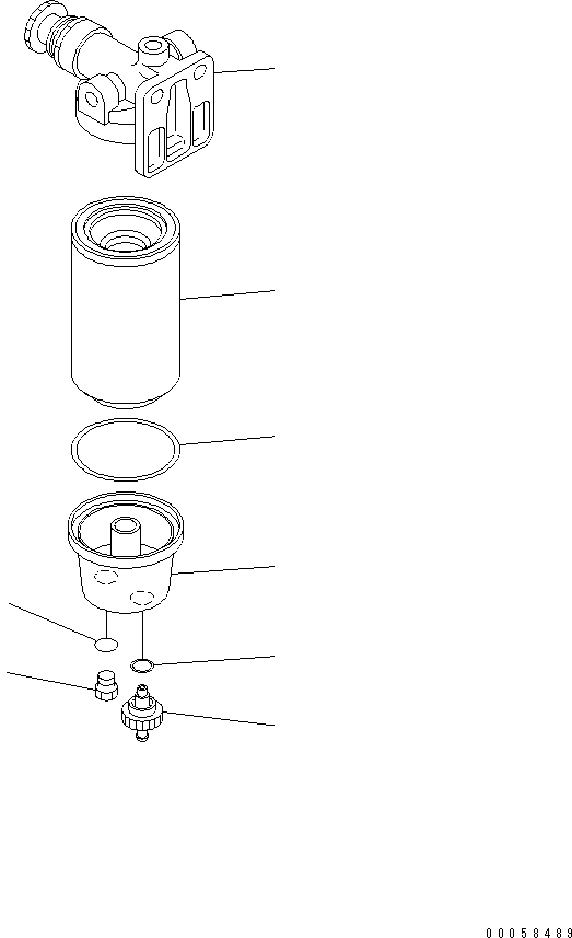 Engines Komatsu / SAA4D95LE_5A S/N 500001-UP(saa4d91u) / FUEL PRE-FILTER(001081 : B9999-01Y1)