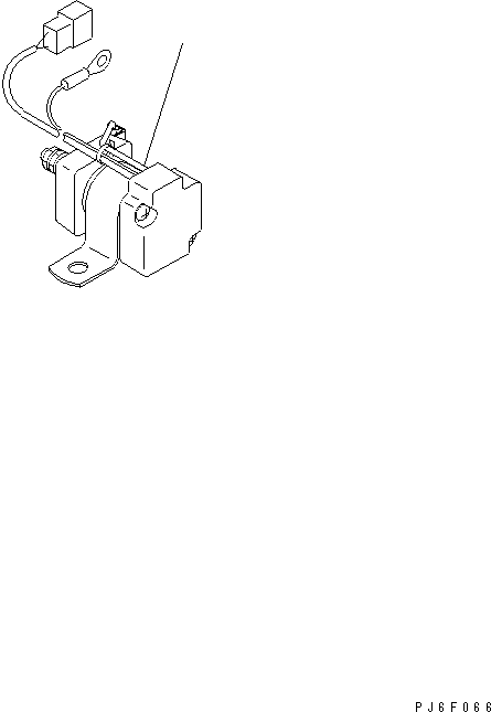 Komatsu parts book diagram for SAA4D95LE-5L-W S/N 500001-UP: STARTER RELAY(#511213-)