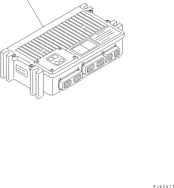 Komatsu parts book diagram for SAA6D140E-3D-8 S/N 110003-UP (Rear Engine): FUEL CONTROL (CHASSIS MOUNT)(#110134-)