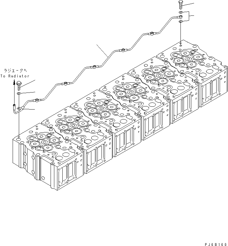 Engines Komatsu / SAA6D170E-3F-8 S/N 310001-UP(saa6d0fr) / AIR VENT(#310169-)(030620 : A5010-B6D7)