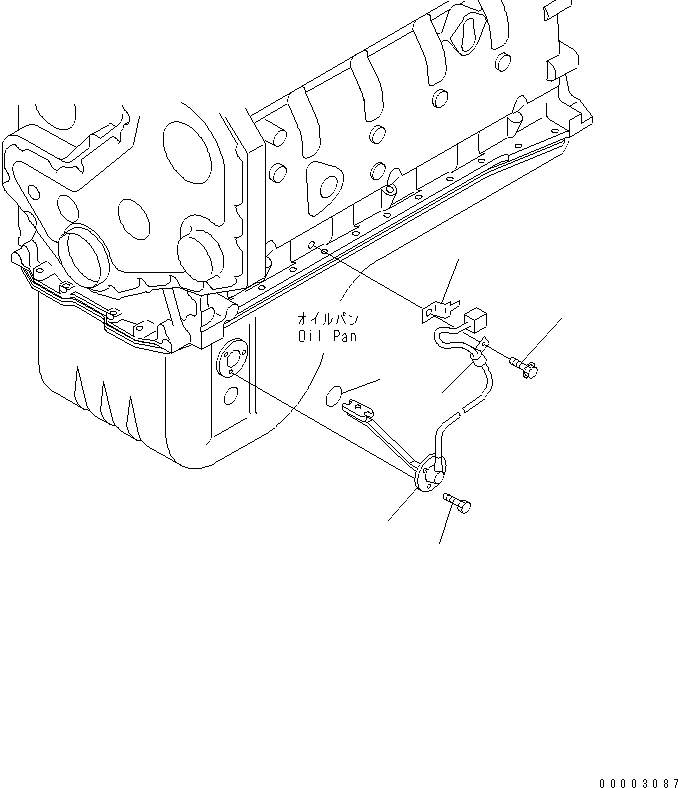 Engines Komatsu / SAA6D102E-2L-8 S/N 26274903-UP(saa6d0zc) / OIL LEVEL SENSOR(#26310811-)(030320 : A2110-01D6)