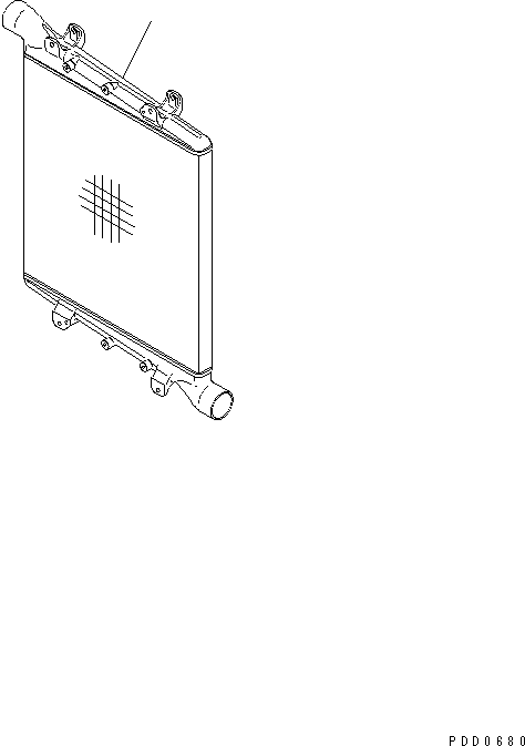 Komatsu parts book diagram for SAA6D170E-2A S/N 17389-UP: AFTER COOLER(#17389-20097)