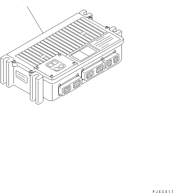 Komatsu parts book diagram for SAA6D140E-3G S/N 110003-UP: FUEL CONTROL (CHASSIS MOUNT)(#110815-)