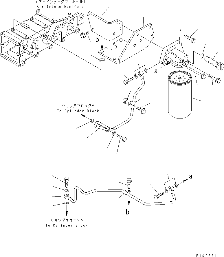 Komatsu parts book diagram for SAA6D140E-3G S/N 110003-UP: CORROSION RESISTOR