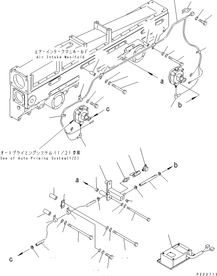 Engines Komatsu / SAA6D170E-2A S/N 17389-UP(saa6d17c) / AUTO PRIMMING SYSTEM (2/2)(#17389-19051)(031090 : A4410-B6C1)