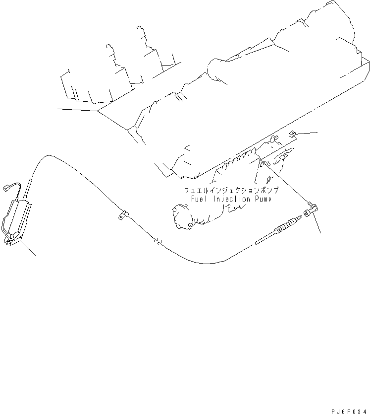 Engines Komatsu / SAA6D170E-2A S/N 17389-UP(saa6d17c) / STOP MOTOR AND LINKAGE(031710 : B9999-A6D8)