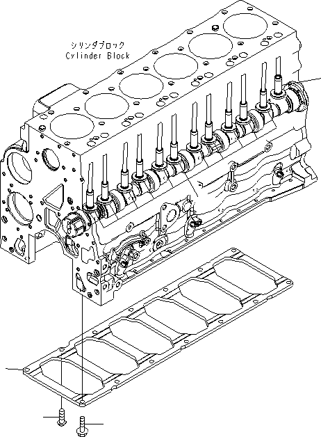 Engines Komatsu / SAA6D107E-1G-WK S/N 26500006-UP(saa6d1mu) / TAPPET AND PLATE(030190 : A201S-01A1)