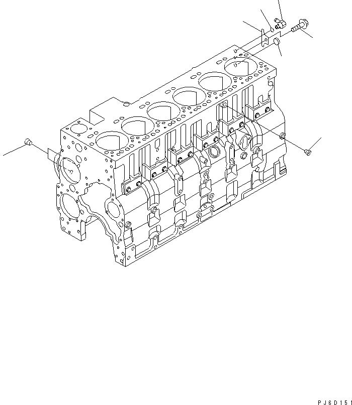 Komatsu parts book diagram for SAA6D114E-2CC-8M S/N 26800003-UP: CABIN HEATER PIPING(#26801989-)