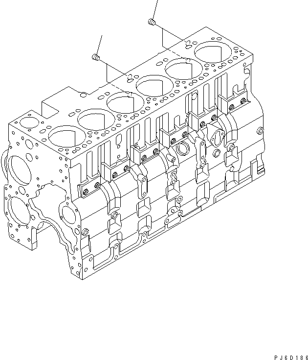 Komatsu parts book diagram for SAA6D114E-2CC-8M S/N 26800003-UP: PLUG (CORROSION RESISTOR)