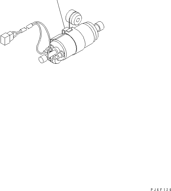 Komatsu parts book diagram for SAA6D114E-2CC-8M S/N 26800003-UP: FUEL LIFT PUMP(#26801989-)