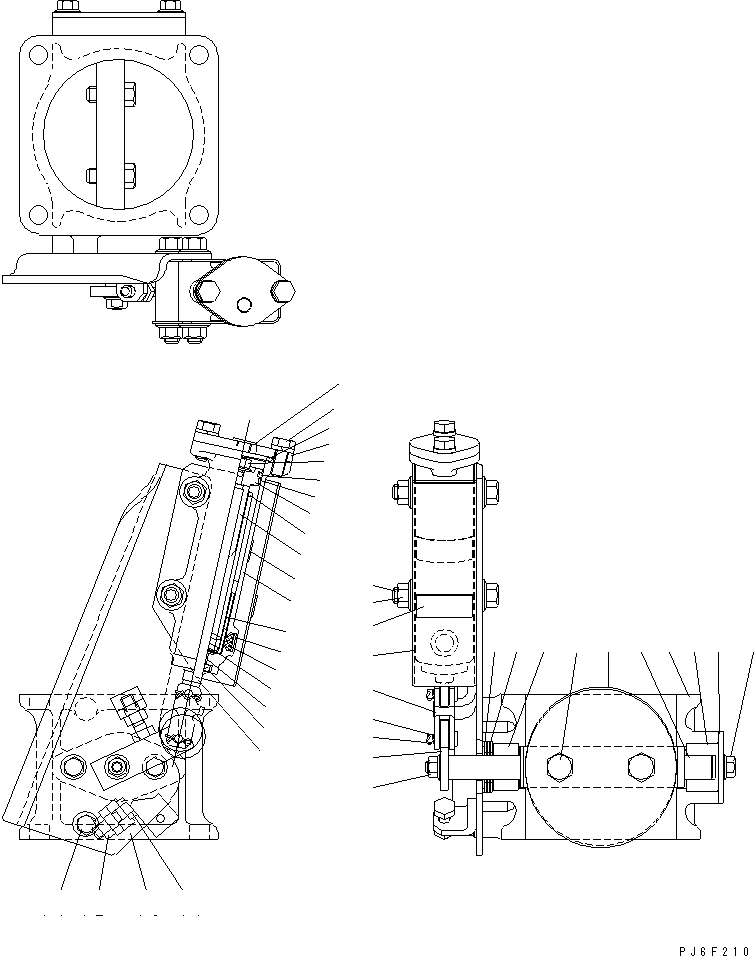 Engines Komatsu / SAA6D170E-2A-8 S/N 17001-UP(saa6d28r) / EXHAUST BRAKE (INNER PARTS)(#18979-21782)(030290 : A1610-B6D3A)