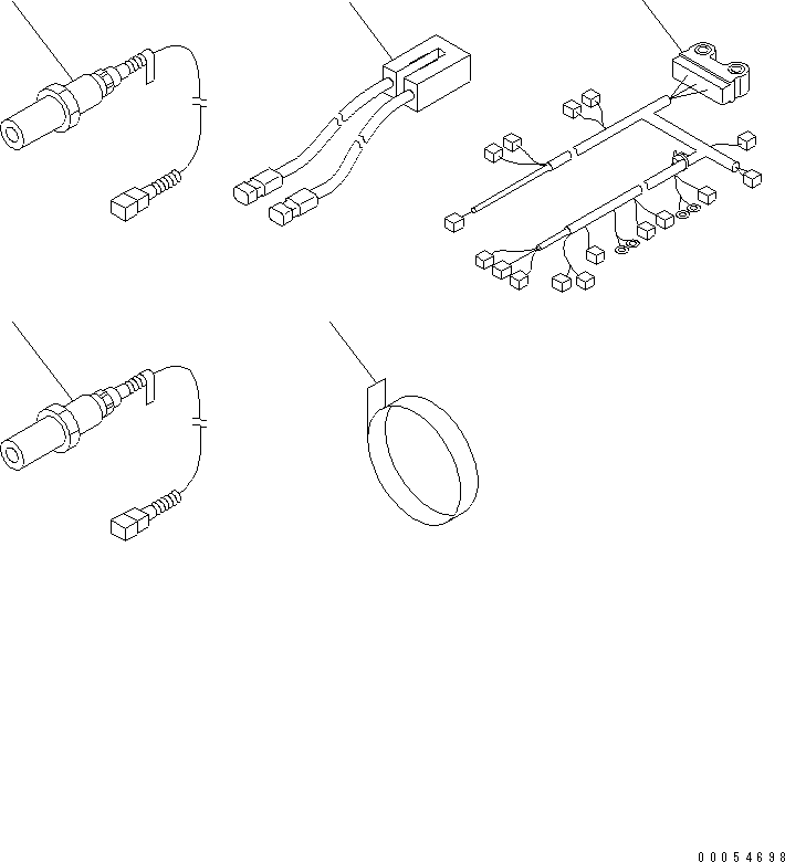 Komatsu parts book diagram for SAA6D170E-3BC-8C S/N 310001-UP: REVOLUTION SENSOR KIT (SERVICE ONLY)