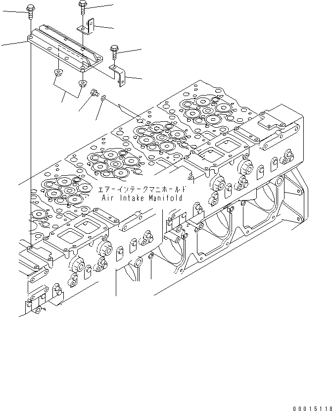 Komatsu parts book diagram for SAA6D170E-3BC-8C S/N 310001-UP: WATER LINE PLUG (WITHOUT CORROSION RESISTOR)(#311092-)