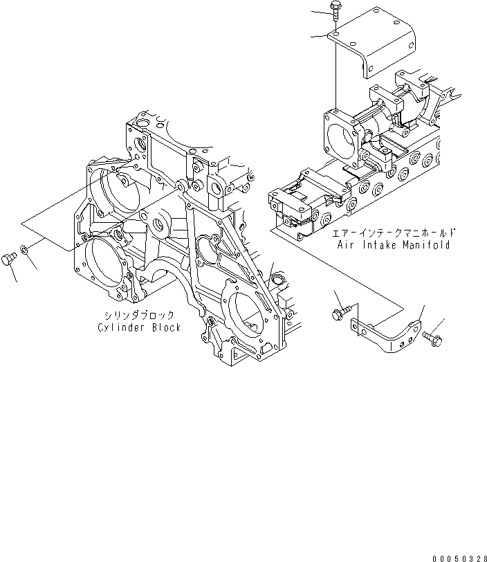 Komatsu parts book diagram for SAA6D125E-5E-01 S/N 560001-UP: CORROSION RESISTOR (WITHOUT RESISTOR SPEC.)(#560347-)