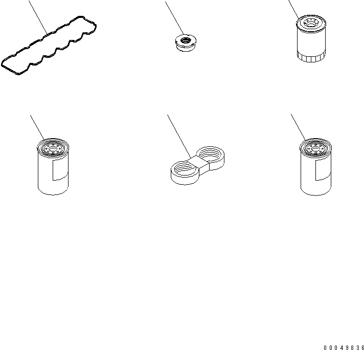 Komatsu parts book diagram for SAA6D107E-1G-W S/N 26500006-UP: SPARE PARTS (FOR 35A SHIELD ALTERNATOR)(#26507589-)