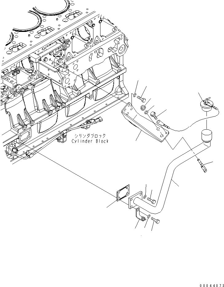Engines Komatsu / SAA6D170E-5CR-W S/N 610001-UP(saa6d3hc) / OIL FILLER(030310 : A2070-A6D6)