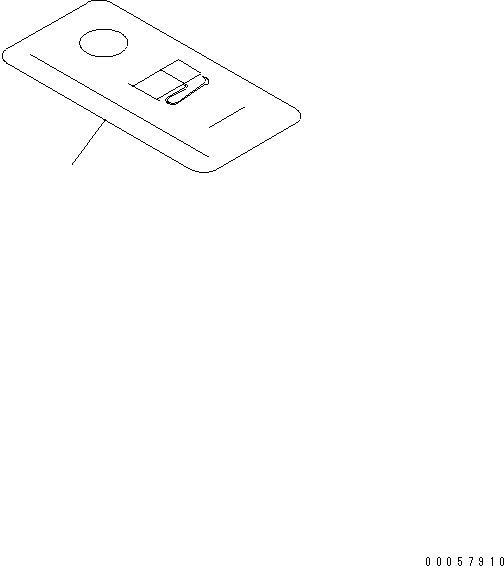 Engines Komatsu / SAA6D170E-5CR-W S/N 610001-UP(saa6d3hc) / STICKER (FOR FUEL PRIMING PUMP)(031060 : B9999-A6Y9)