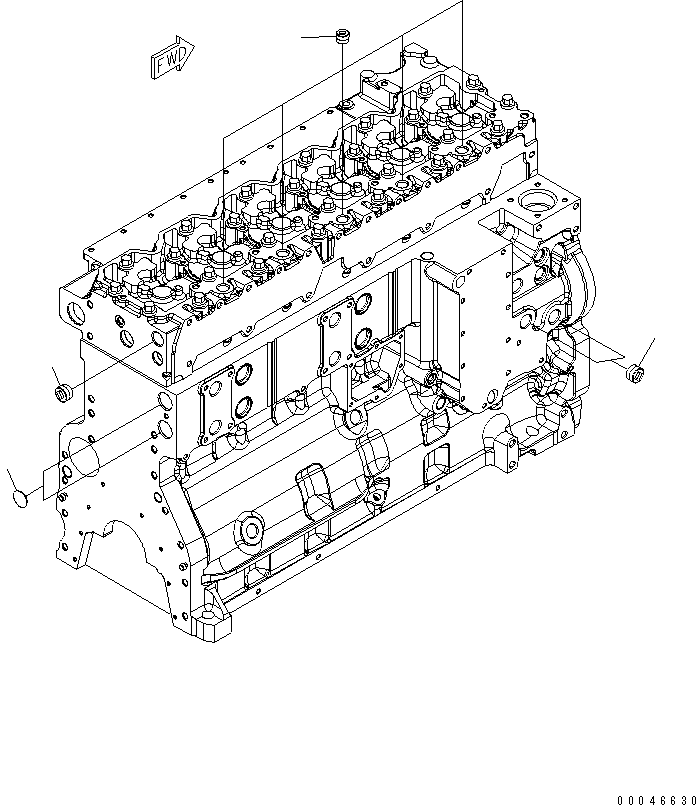 Engines Komatsu / SAA6D114E-3D-WT S/N 26850001-UP(saa6d3pc) / CABIN HEATER PLUG(030260 : A207V-01A2)