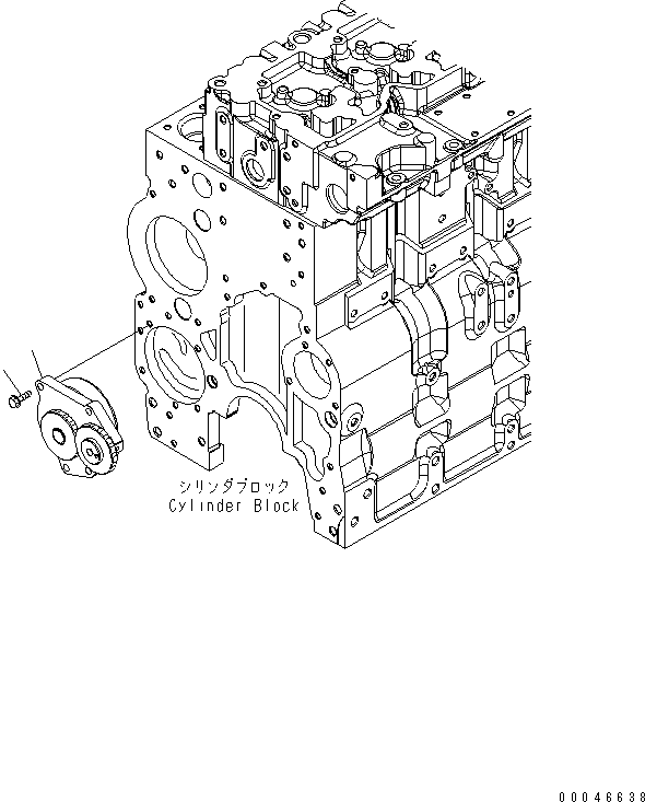 Engines Komatsu / SAA6D114E-3D-WT S/N 26850001-UP(saa6d3pc) / OIL PUMP(030450 : A301P-01A8)