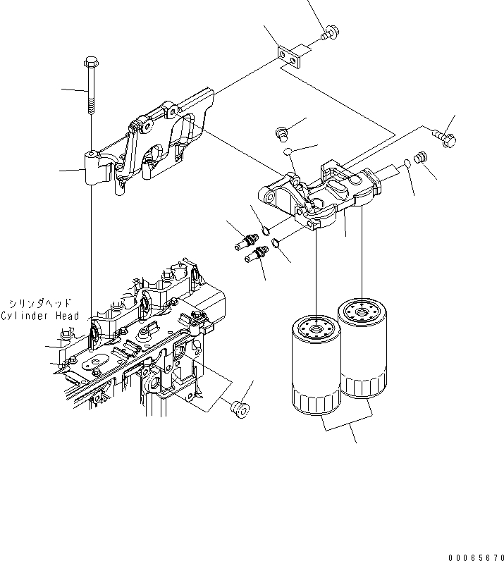 Engines Komatsu / SAA6D114E-3D-WT S/N 26850001-UP(saa6d3pc) / FUEL FILTER (EXTRA POOR FUEL) (WATER+DUST) (ARRANGE)(#26852077-)(030560 : A4110-01B8)