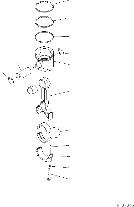 Engines Komatsu / SDA12V140-1C S/N 11797-UP(sda12v0c) / PISTON(030420 : A2350-A7A7)
