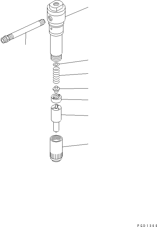 Engines Komatsu / SDA12V140-1C S/N 11797-UP(sda12v0c) / NOZZLE HOLDER (INNER PARTS)(#12041-)(031020 : A4210-C7B3)