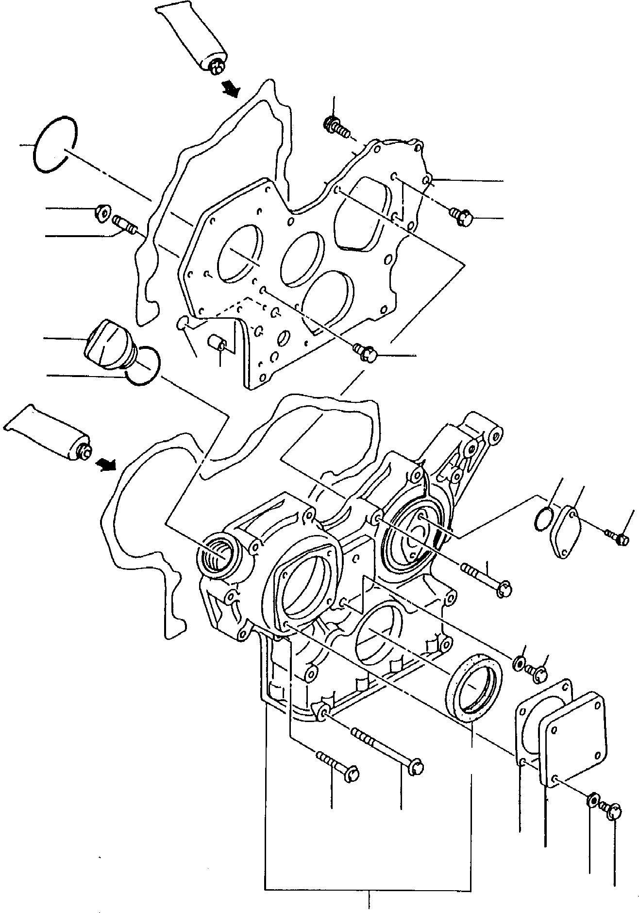 Skid Steer Loaders Komatsu / SK07-1 S/N 3440007-Up(sk07_1) / GEAR HOUSING(A-0020 : 1020)