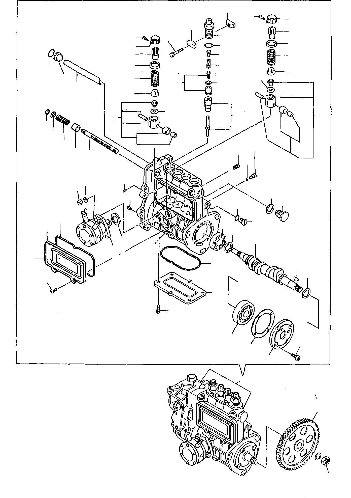 Skid Steer Loaders Komatsu / SK07-1 S/N 3440007-Up(sk07_1) / FUEL INJECTION PUMP(A-0110 : 1110)