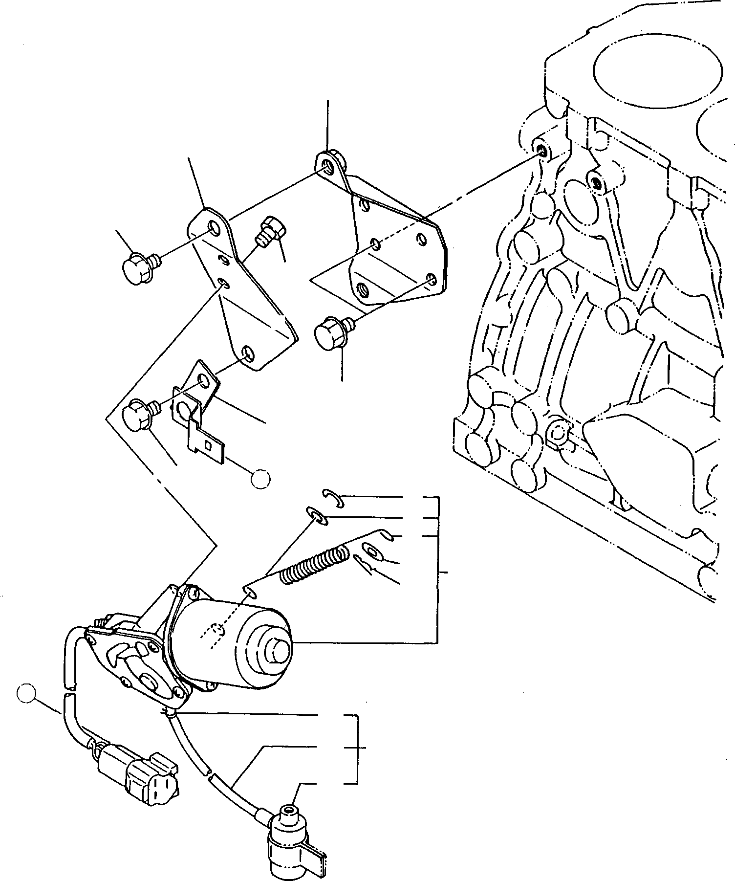 Skid Steer Loaders Komatsu / SK07-1 S/N 3440007-Up(sk07_1) / ENGINE STOP DEVICE(A-0150 : 1150)