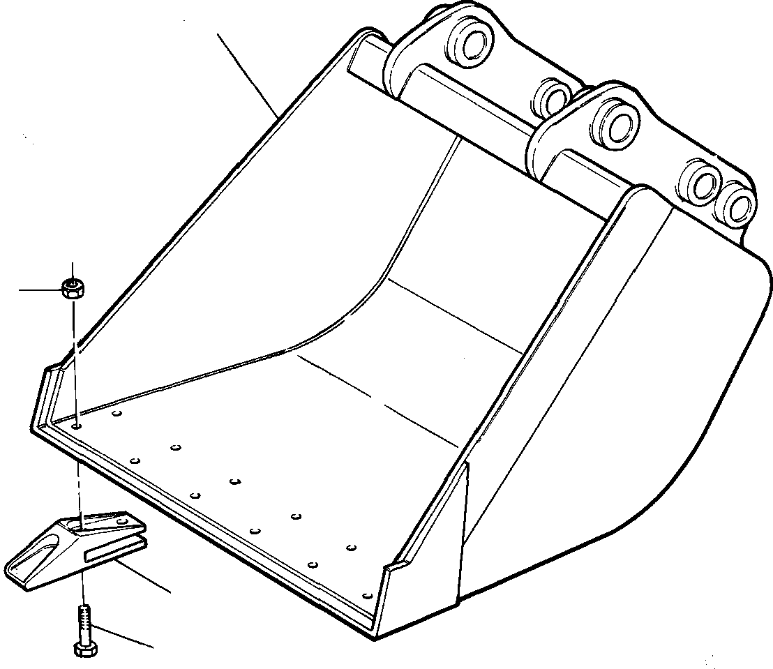 Skid Steer Loaders Komatsu / SK07-1 S/N 3440007-Up(sk07_1) / BUCKET(E-0010 : 5010)
