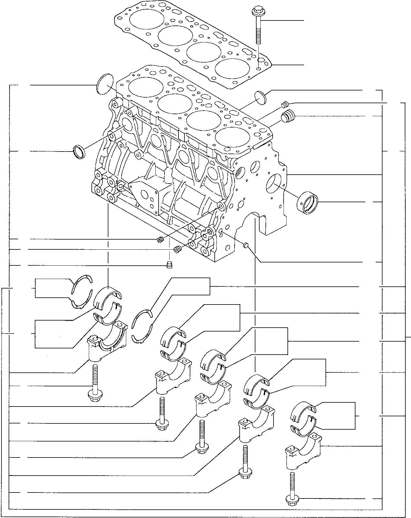 Skid Steer Loaders Komatsu / SK815-5 S/N 37BF00006-Up(sk815) / CYLINDER BLOCK(A-0040 : 0201)