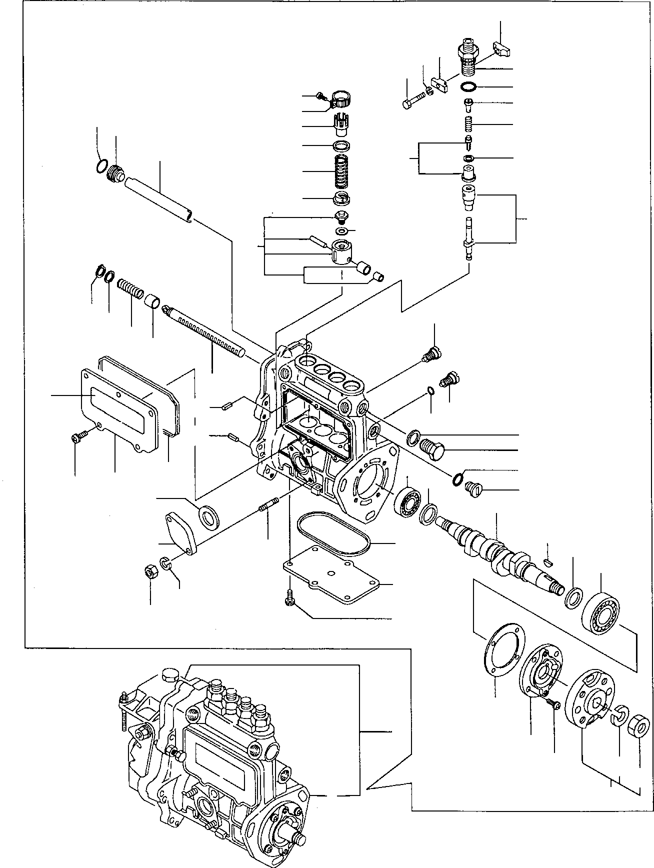 Skid Steer Loaders Komatsu / SK815-5 S/N 37BF00006-Up(sk815) / FUEL INJECTION PUMP(A-0130 : 0431)