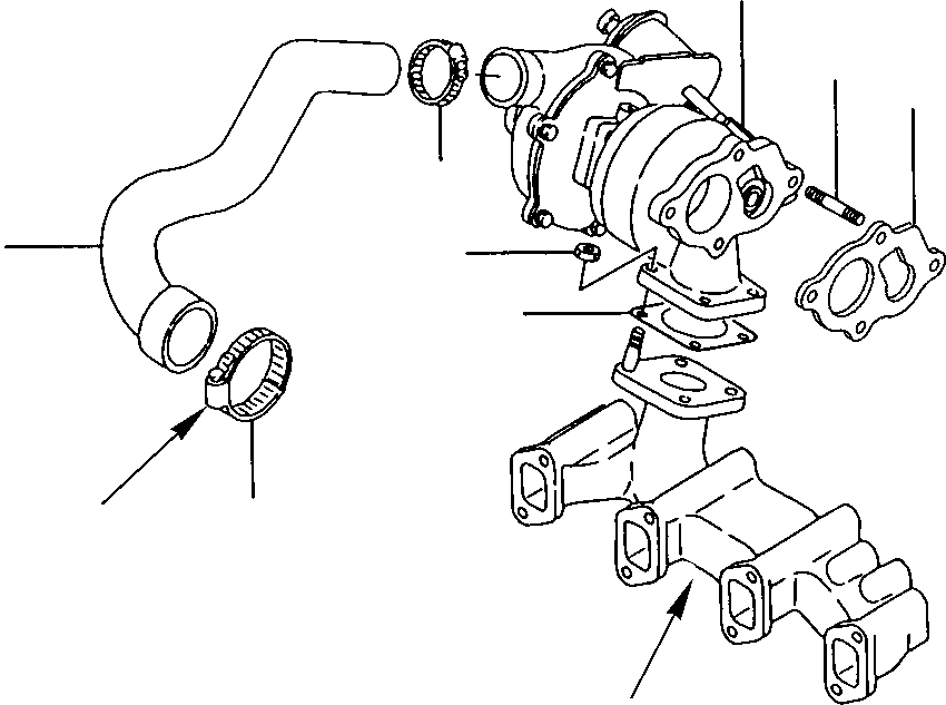 Skid Steer Loaders Komatsu / SK815-5 turbo S/N 37BTF00003-Up(sk815t) / TURBOCHARGER(A-0030 : 0141)
