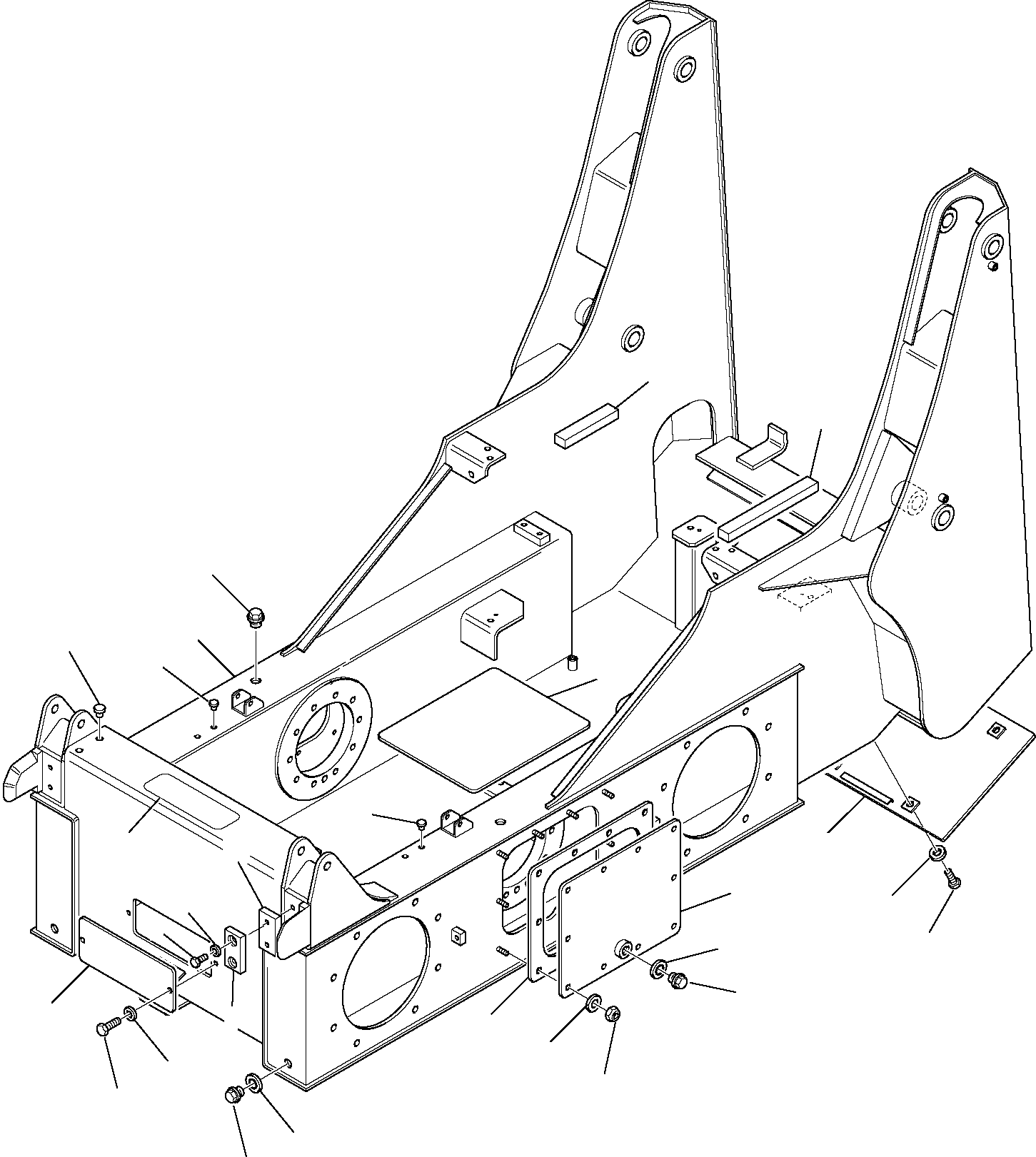 Skid Steer Loaders Komatsu / SK815-5 turbo S/N 37BTF00003-Up(sk815t) / FRAME(C-0010 : 3000)