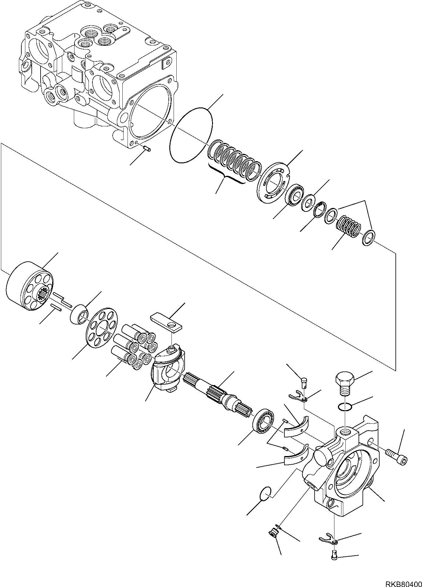 Skid Steer Loaders Komatsu / SK818-5 S/N 37BF50111-Up(sk818_a) / HYDRAULIC PUMP (STANDARD) (5/13)(F-6124 : 6124)