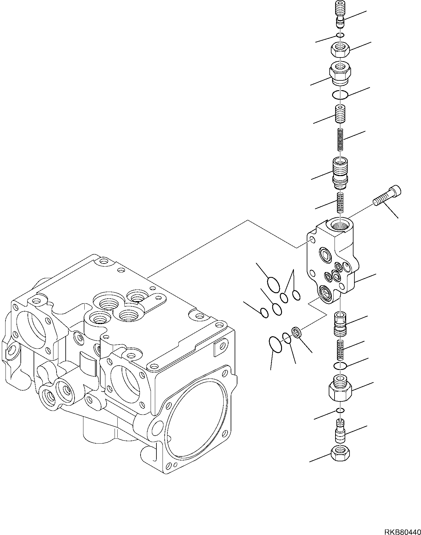 Skid Steer Loaders Komatsu / SK818-5 S/N 37BF50111-Up(sk818_a) / HYDRAULIC PUMP (HIGH-FLOW) (9/13)(F-6168 : 6168)