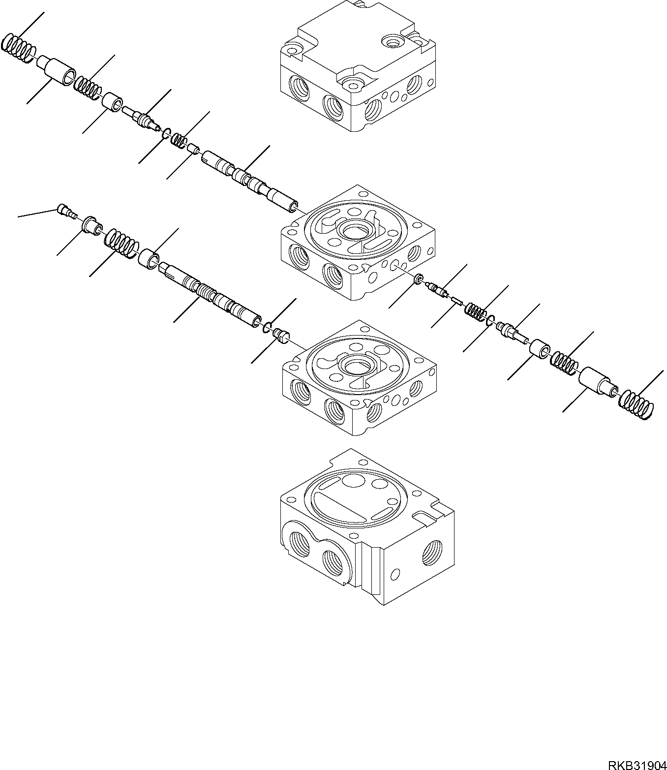 Skid Steer Loaders Komatsu / SK818-5 S/N 37BF50111-Up(sk818_a) / CONTROL VALVE (SUPER HIGH FLOW) (2/13)(F-6341 : 6341)